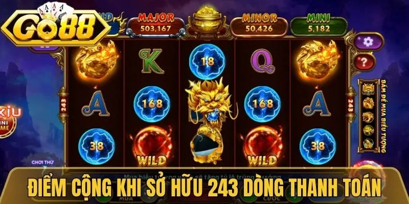 Kho Báu Tứ Linh Go88 - Slot Game Linh Vật Thần Thoại 4 Điểm cộng khi sở hữu 243 dòng thanh toán